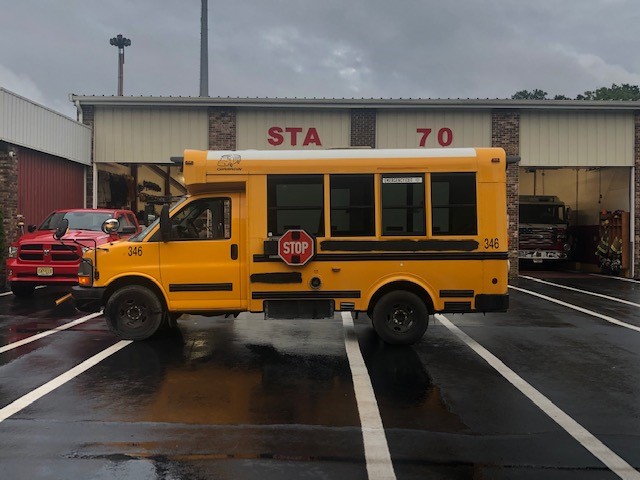 Durham School Services Donates School Bus to Parkertown Volunteer Fire Company in New Jersey for Transportation of Equipment During Emergencies