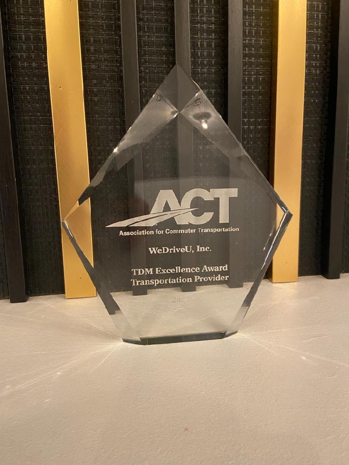 2022 Association for Commuter Transportation’s 2022 Transportation Demand Management Excellence Award