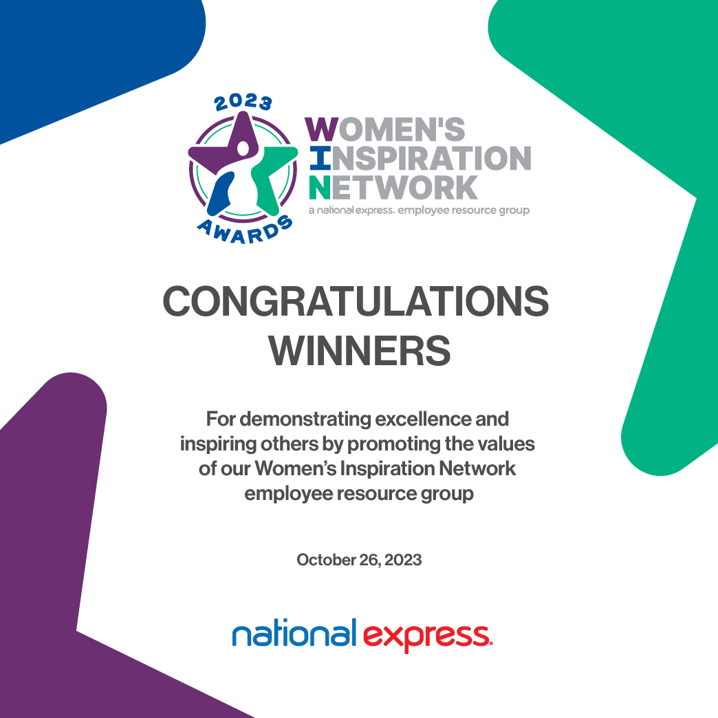 Women’s Inspiration Network at National Express North America Awards Outstanding Employees in School Bus and Shuttle & Transit Divisions