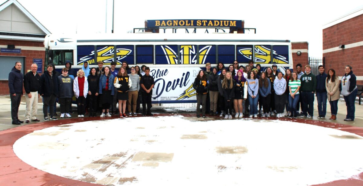 Petermann Bus Provides Custom School Bus to Tallmadge City Schools’ Marching Band for Competition and Event Transportation